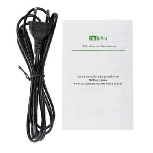 NetPing датчик качества электропитания 1-wire 910S20